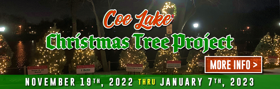 Coe Lake Christmas Tree Project